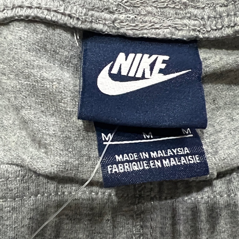 Nike Sweat Pants Leggings Girls Medium Track Gray Purple Just Do It NWT Joggers - Picture 12 of 13